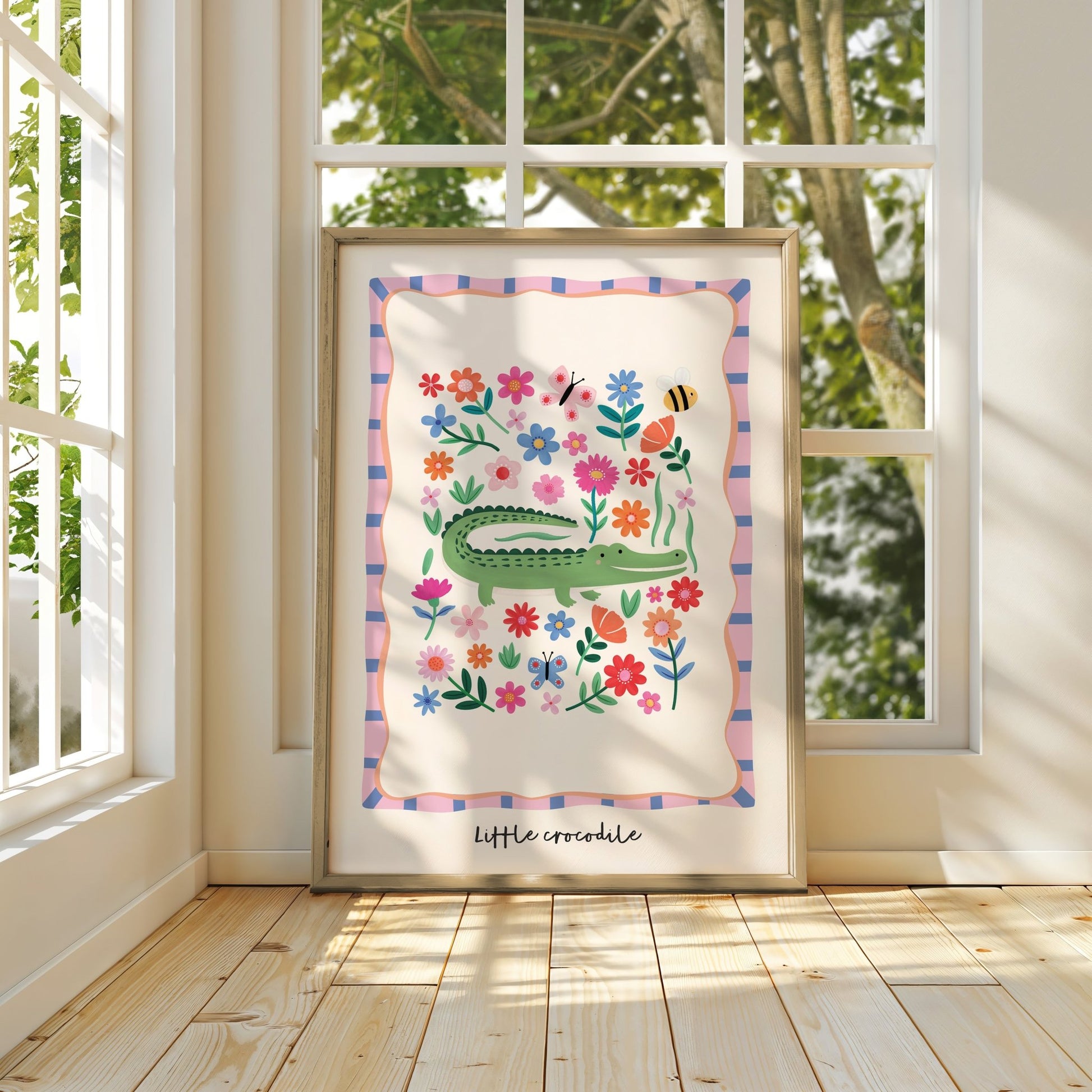 Little Crocodile | Unframed - Mini Chateau