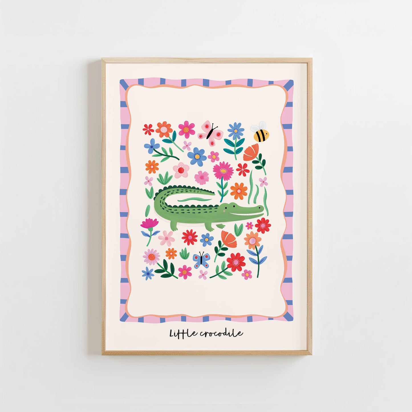 Little Crocodile | Unframed - Mini Chateau