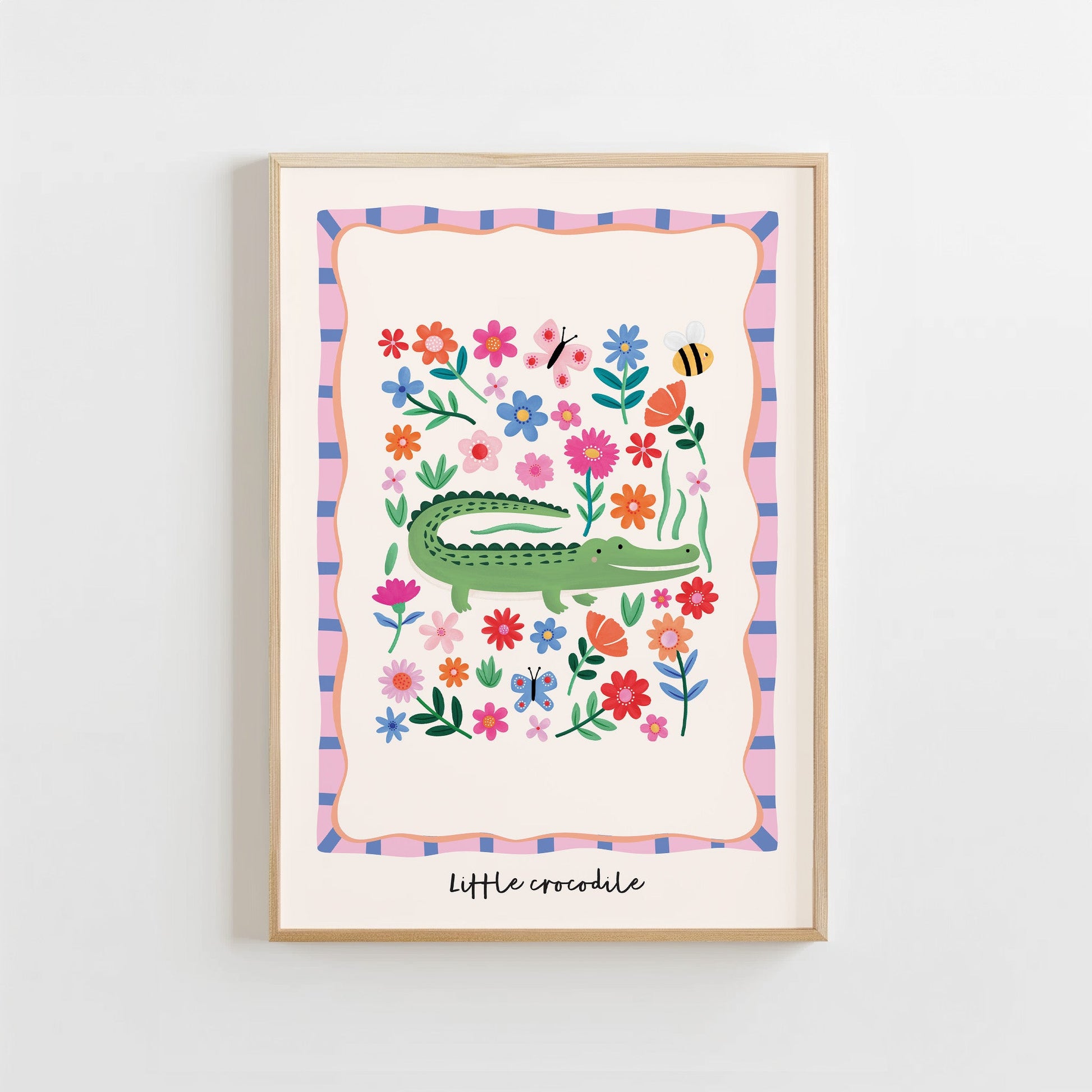 Little Crocodile | Unframed - Mini Chateau