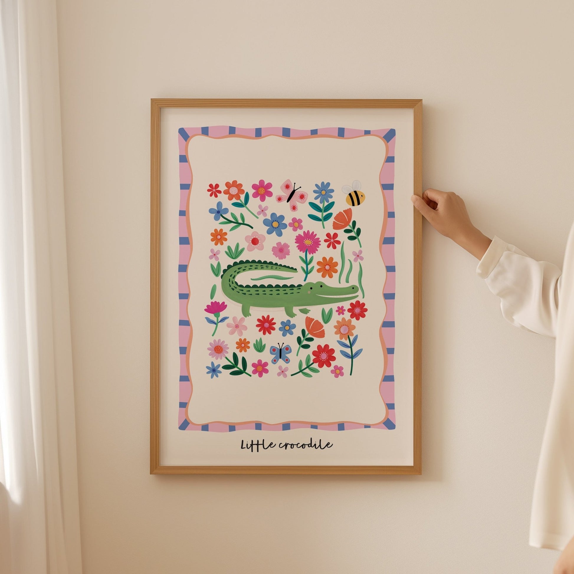Little Crocodile | Unframed - Mini Chateau