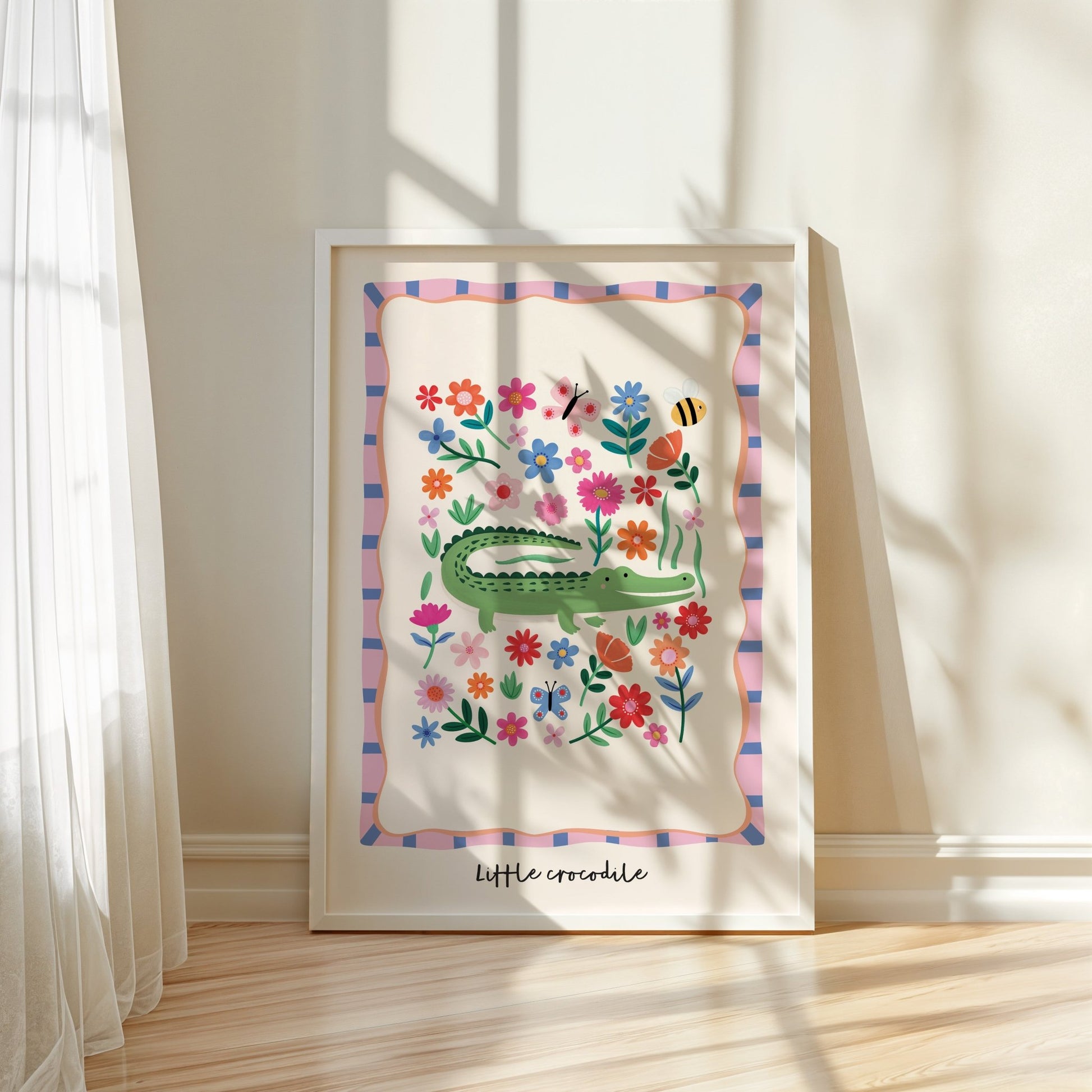 Little Crocodile | Unframed - Mini Chateau