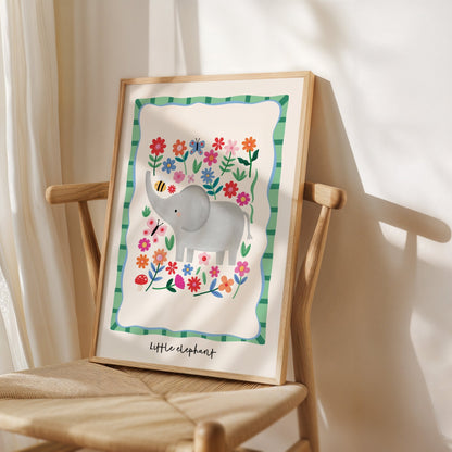 Little Elephant | Unframed - Mini Chateau