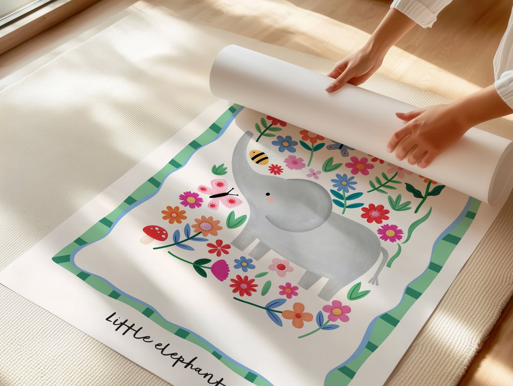 Little Elephant | Unframed - Mini Chateau