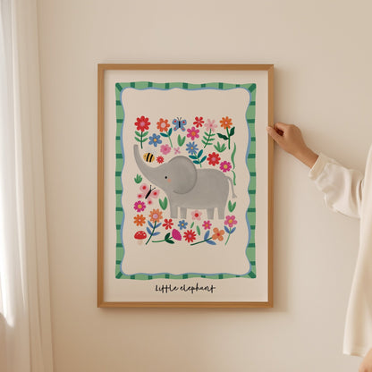 Little Elephant | Unframed - Mini Chateau