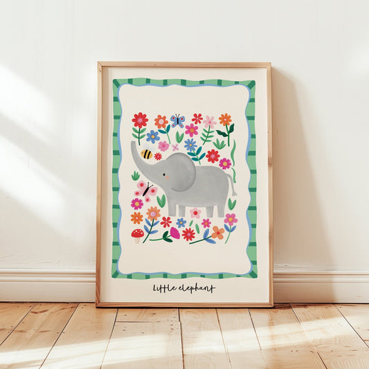 Little Elephant | Unframed - Mini Chateau