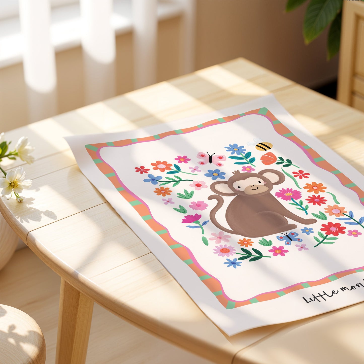 Little Monkey | Unframed - Mini Chateau