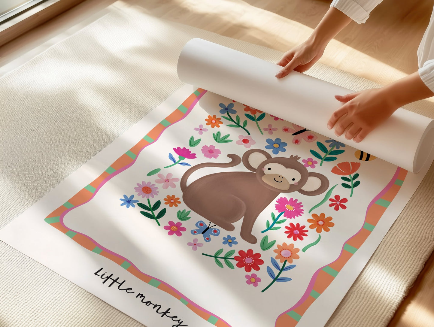 Little Monkey | Unframed - Mini Chateau