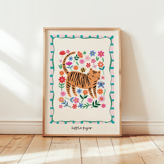 Little Tiger | Unframed - Mini Chateau