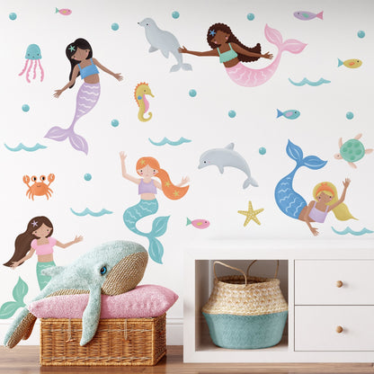 Mermaid Wall Stickers - Mini Chateau