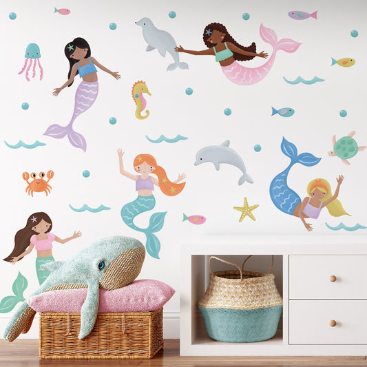 Mermaid Wall Stickers - Mini Chateau