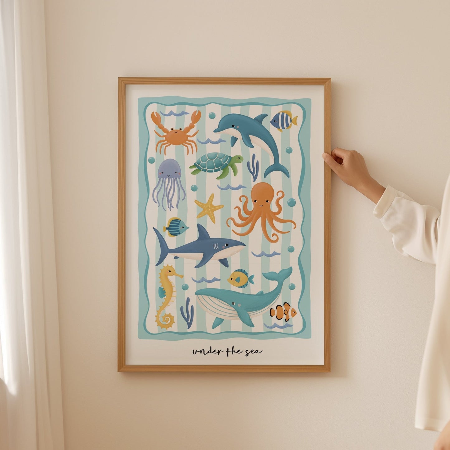 Ocean Friends - Green | Unframed - Mini Chateau