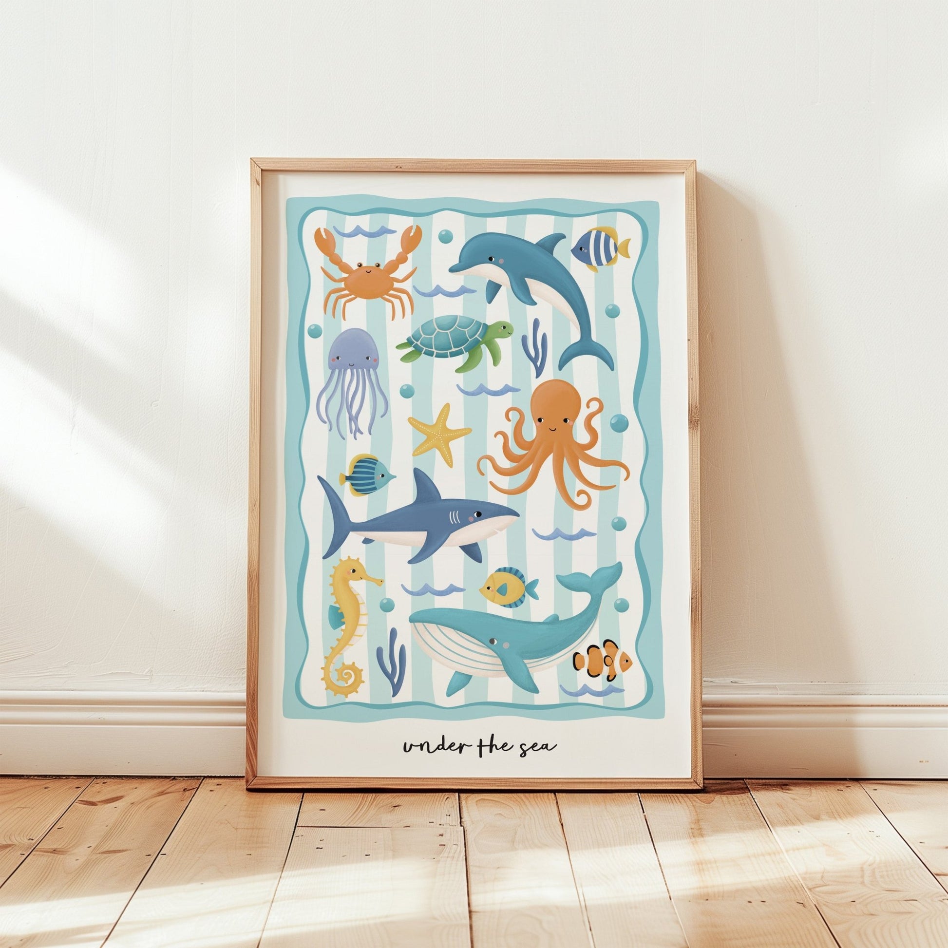 Ocean Friends - Green | Unframed - Mini Chateau