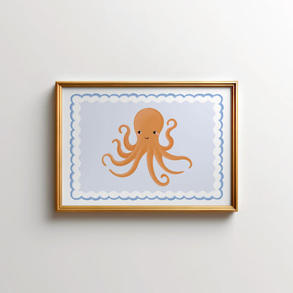Octopus | Unframed - Mini Chateau