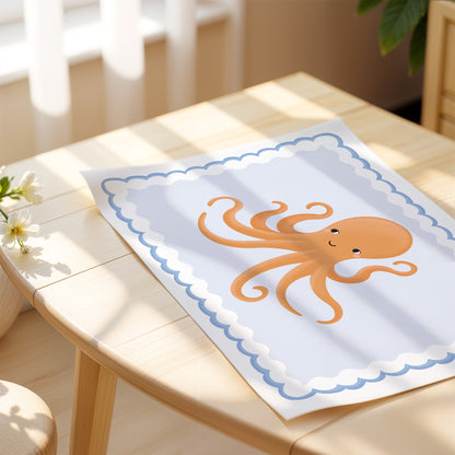 Octopus | Unframed - Mini Chateau