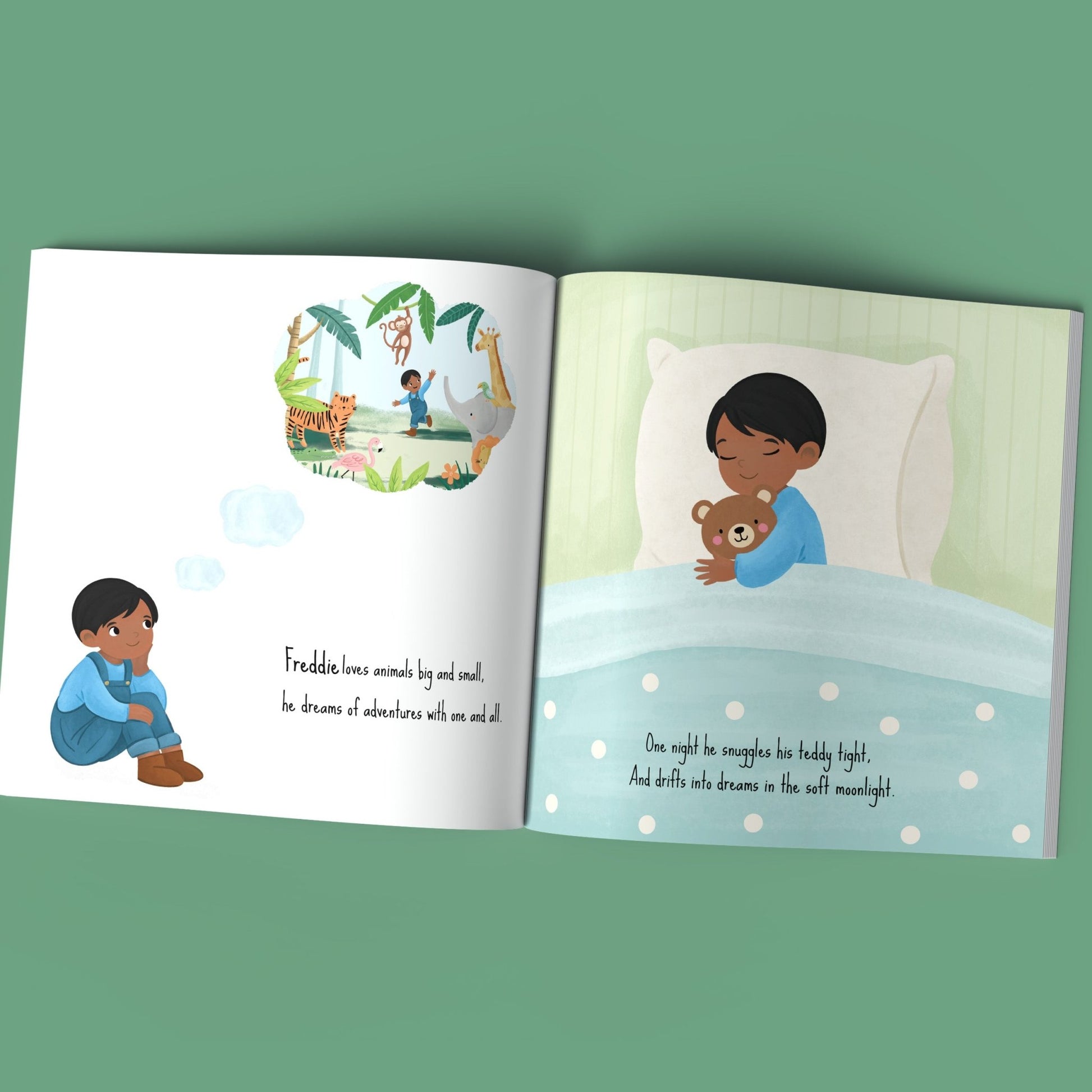 Personalised Jungle Book - Boy Version | Hardcover - Mini Chateau
