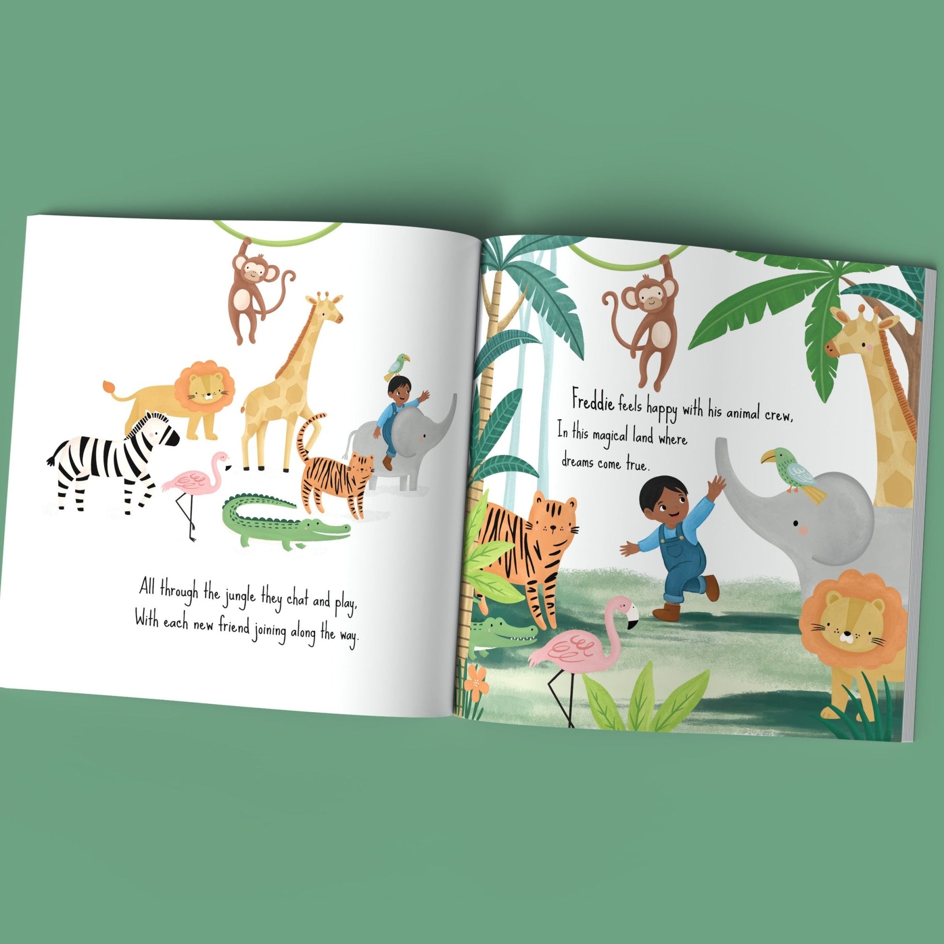 Personalised Jungle Book - Boy Version | Hardcover - Mini Chateau