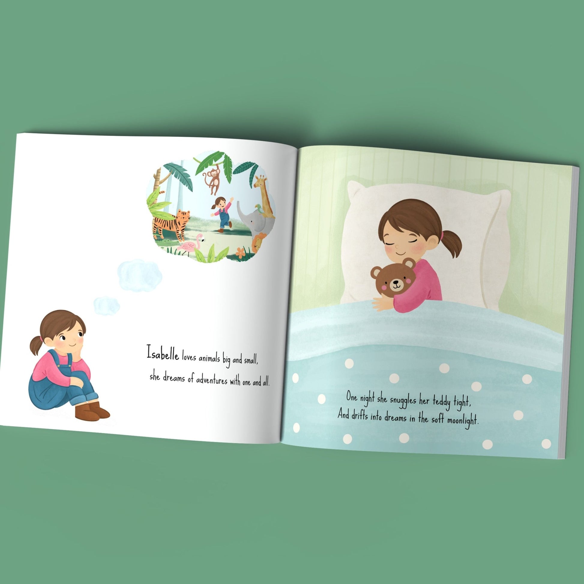 Personalised Jungle Book - Girl Version | Hardcover - Mini Chateau
