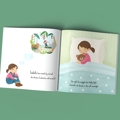 Personalised Jungle Book - Girl Version | Hardcover - Mini Chateau