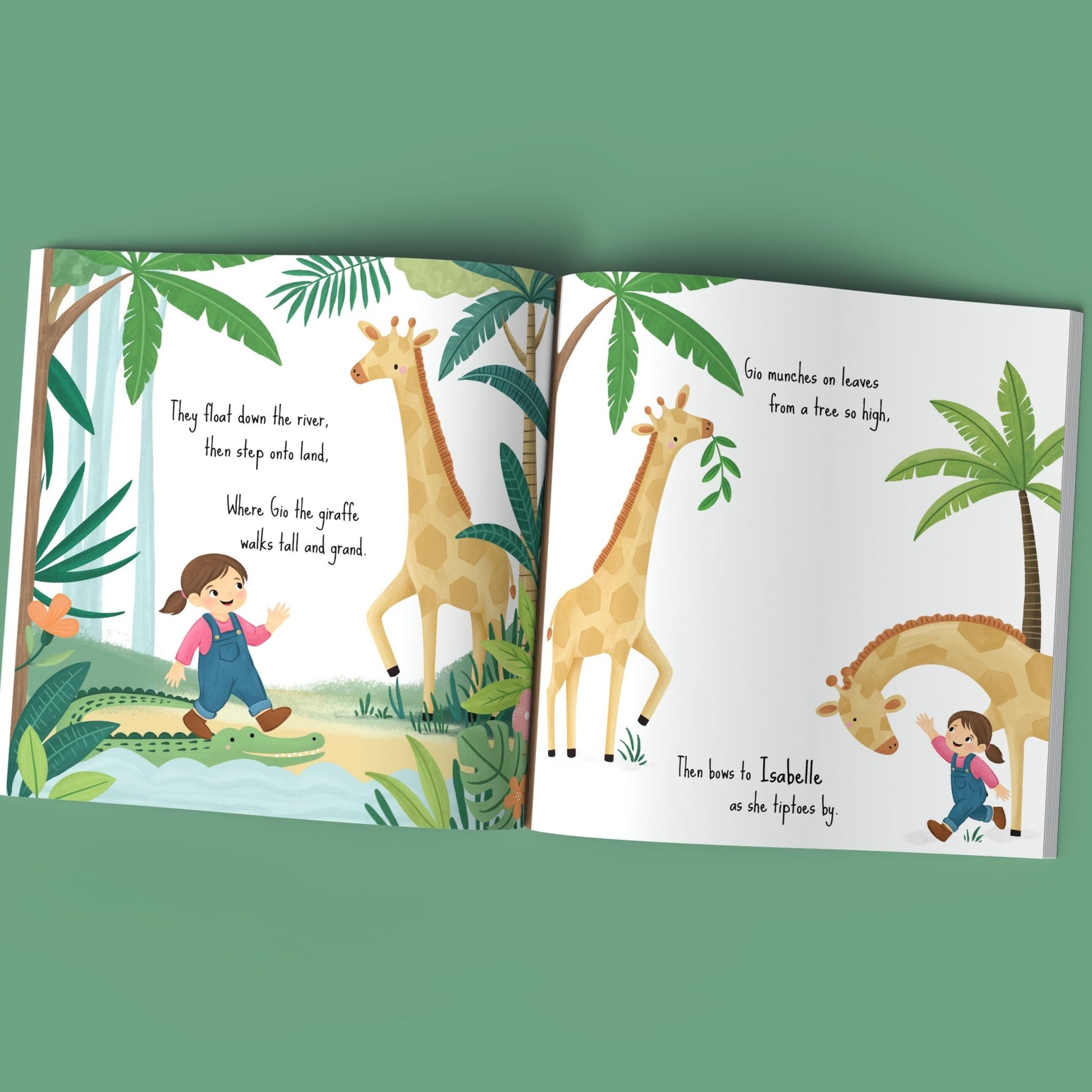 Personalised Jungle Book - Girl Version | Hardcover - Mini Chateau
