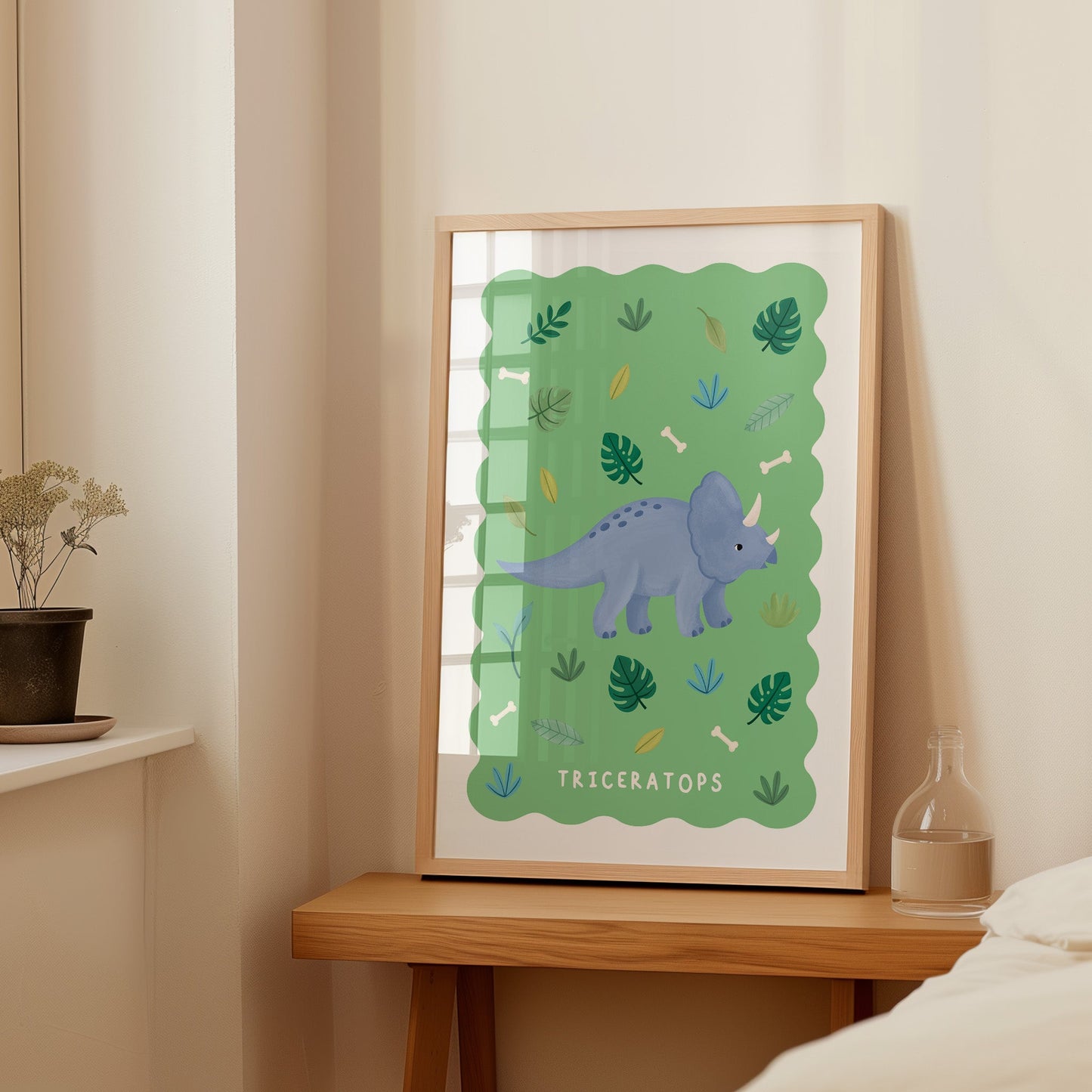 Triceratops | Unframed - Mini Chateau