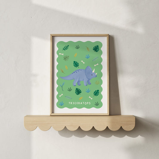 Triceratops | Unframed - Mini Chateau