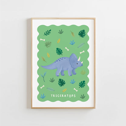 Triceratops | Unframed - Mini Chateau