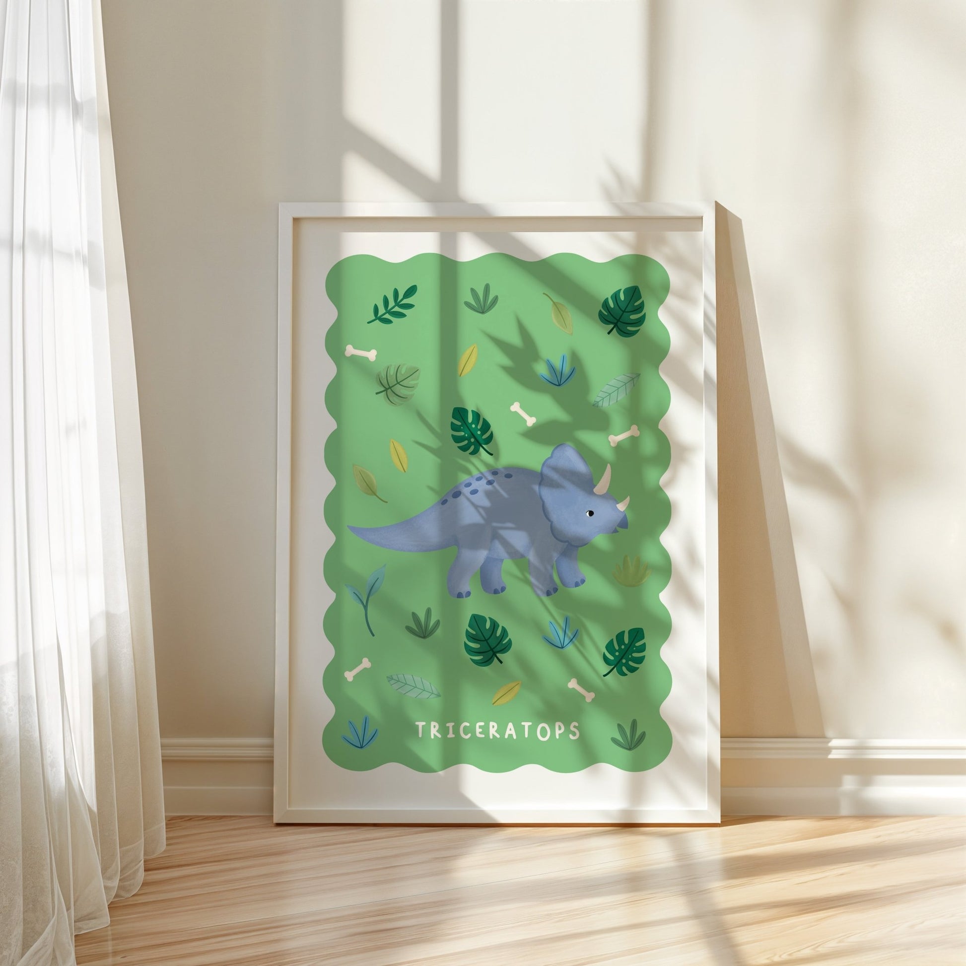 Triceratops | Unframed - Mini Chateau