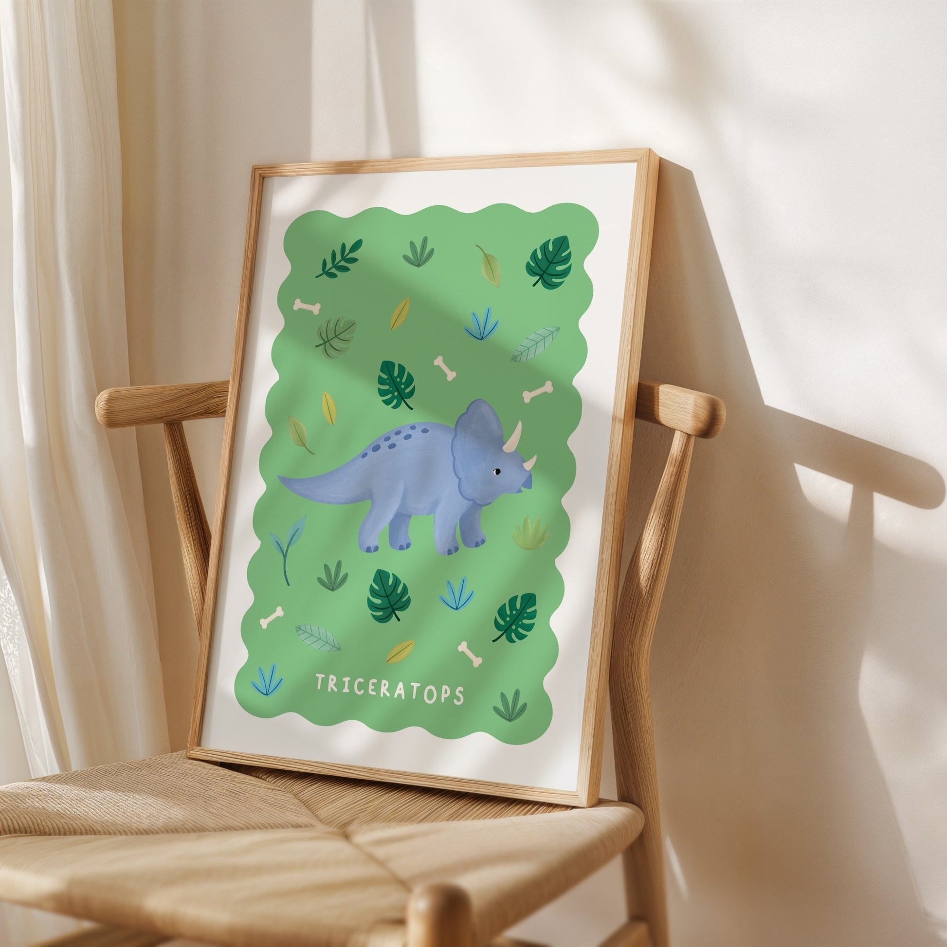Triceratops | Unframed - Mini Chateau