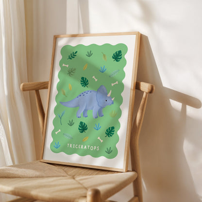 Triceratops | Unframed - Mini Chateau