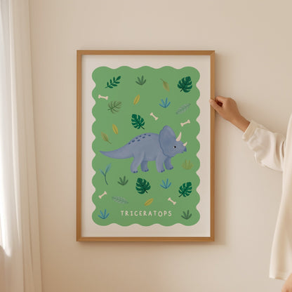 Triceratops | Unframed - Mini Chateau