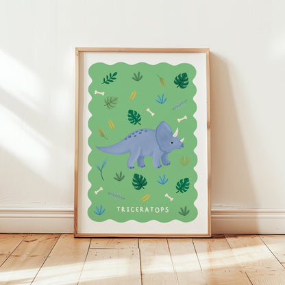 Triceratops | Unframed - Mini Chateau