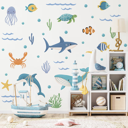 Under The Sea Wall Stickers - Mini Chateau