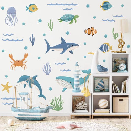 Under The Sea Wall Stickers - Mini Chateau