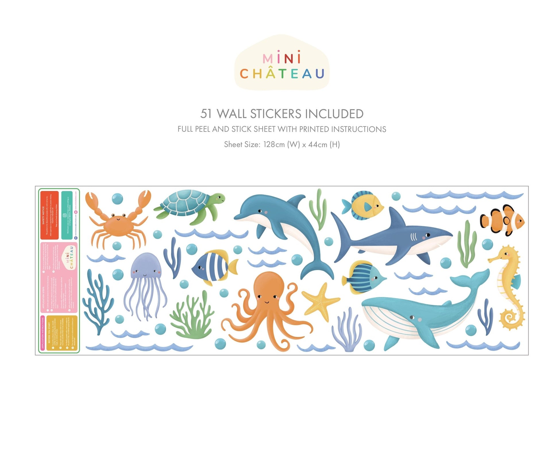 Under The Sea Wall Stickers - Mini Chateau