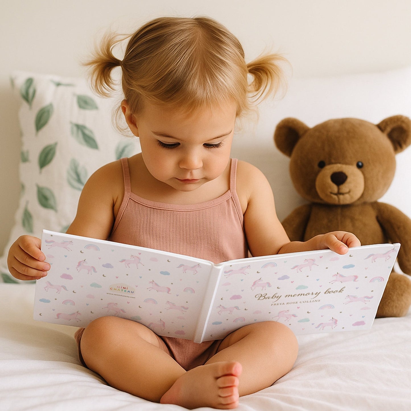 Unicorn Baby Memory Book | Hardcover - Mini Chateau