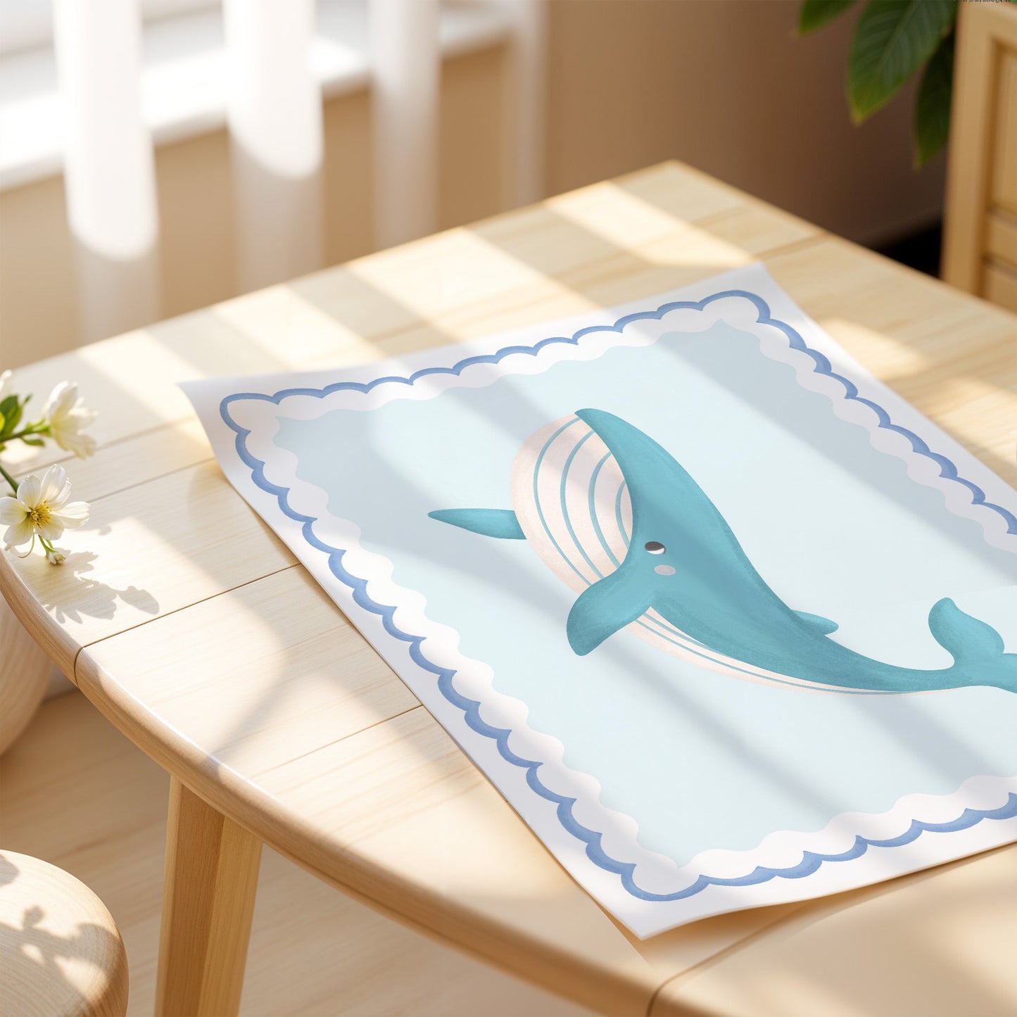 Whale | Unframed - Mini Chateau