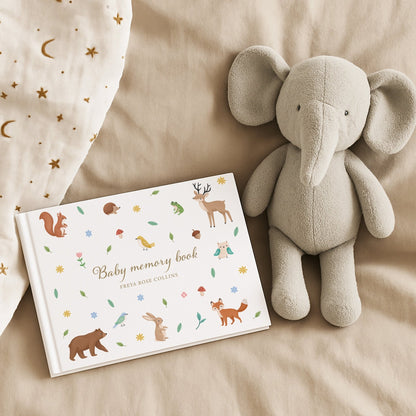 Woodland Baby Memory Book | Hardcover - Mini Chateau