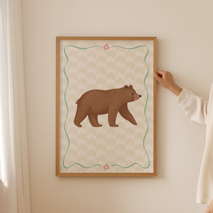 Woodland Bear | Unframed - Mini Chateau