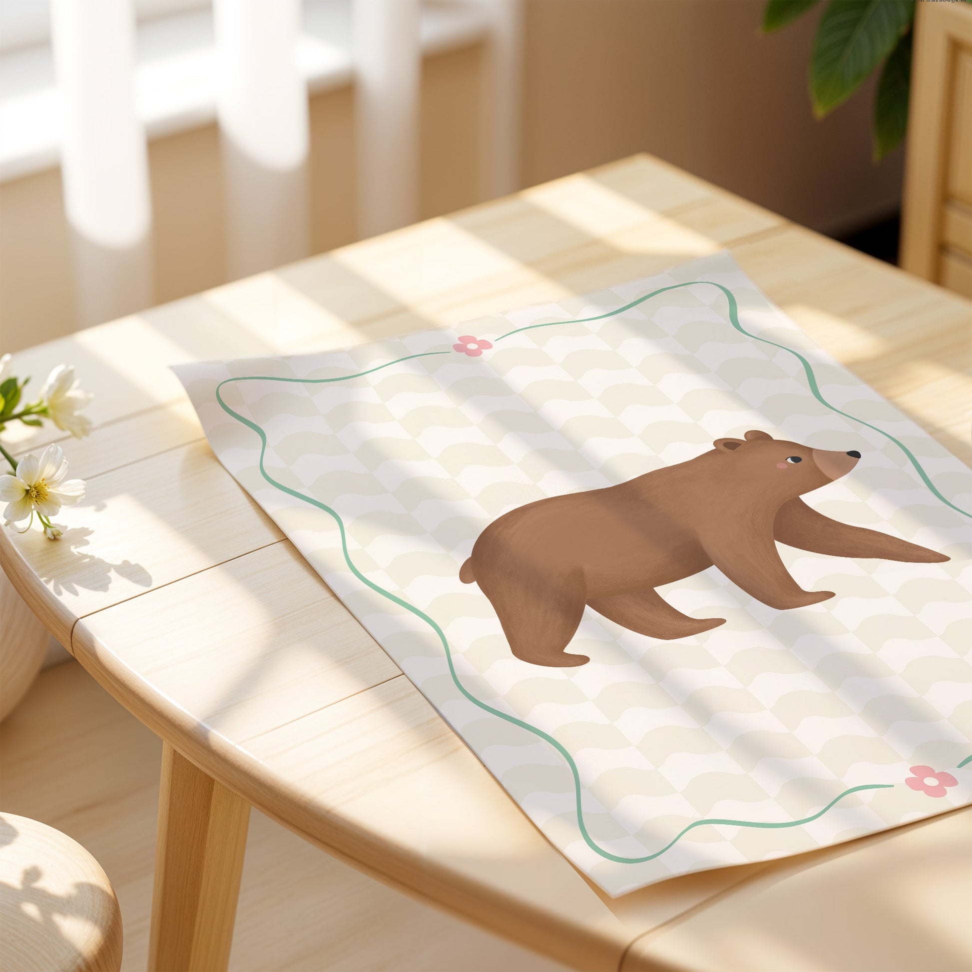 Woodland Bear | Unframed - Mini Chateau