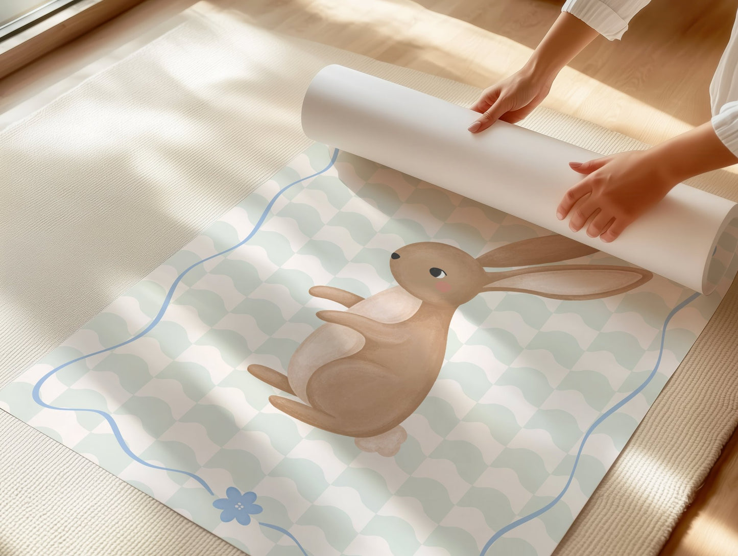 Woodland Bunny | Unframed - Mini Chateau