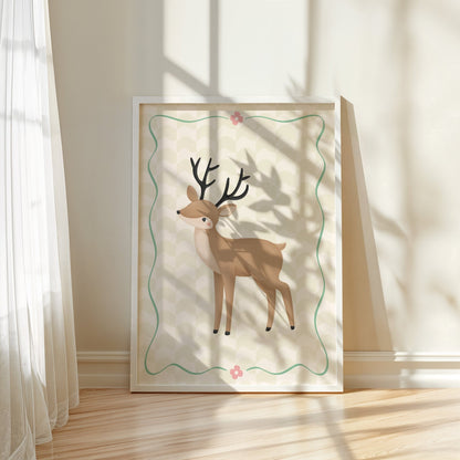 Woodland Deer | Unframed - Mini Chateau
