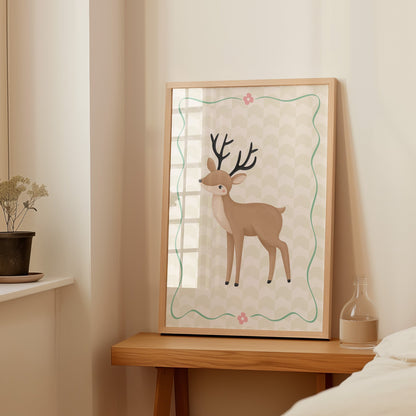 Woodland Deer | Unframed - Mini Chateau