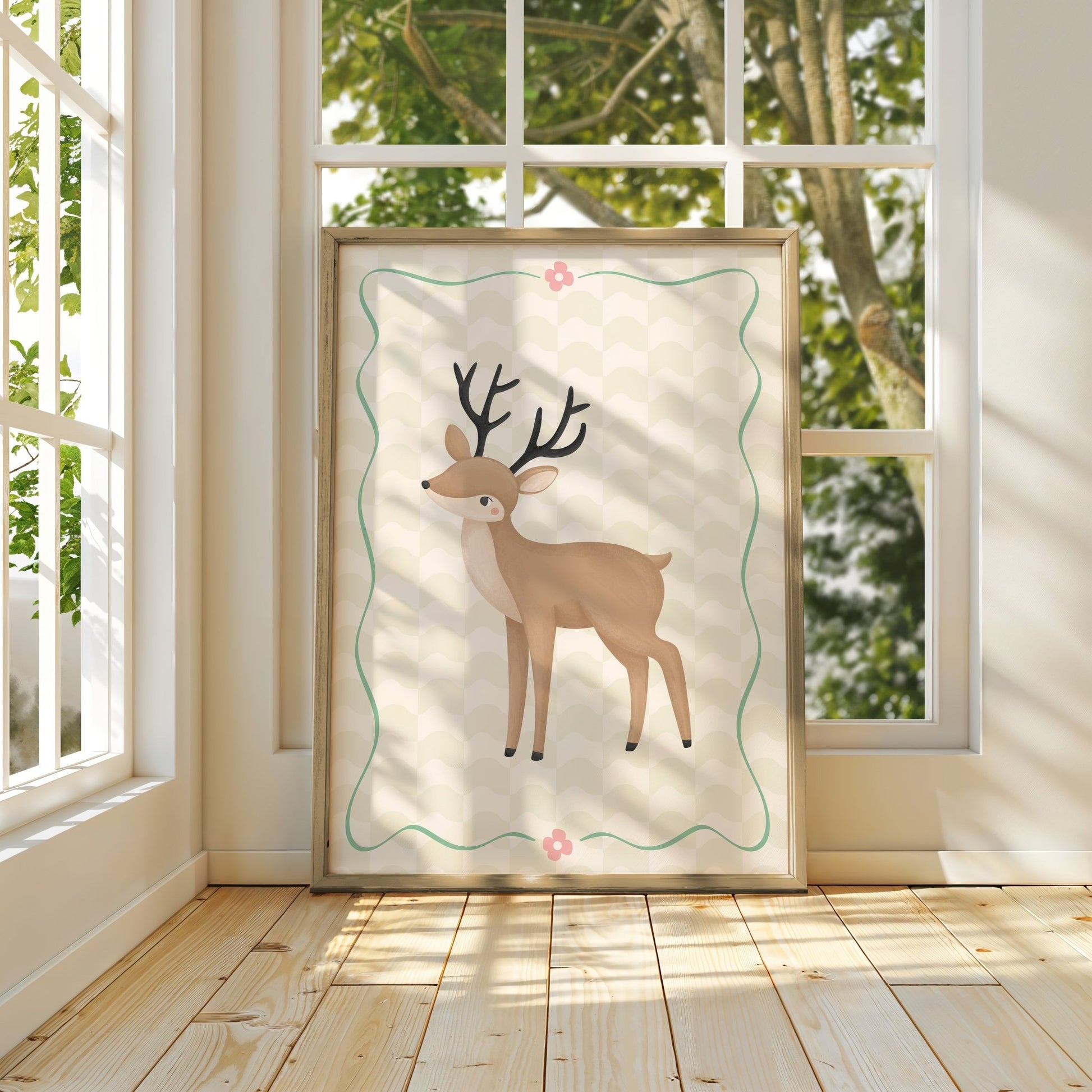 Woodland Deer | Unframed - Mini Chateau