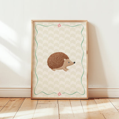 Woodland hedgehog | Unframed - Mini Chateau