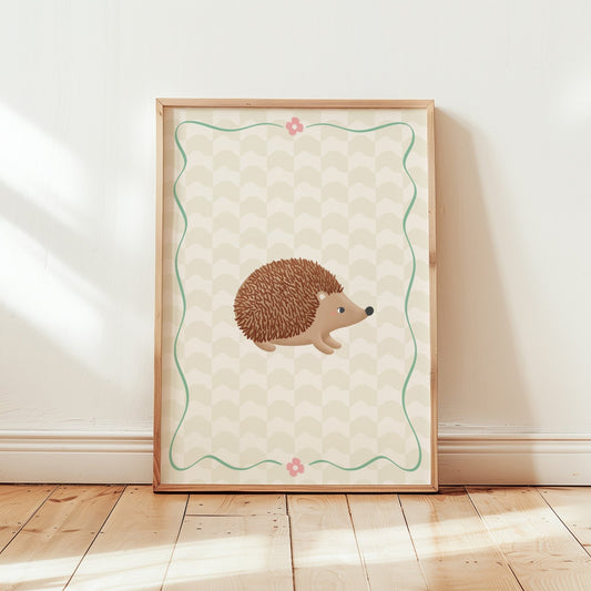 Woodland hedgehog | Unframed - Mini Chateau