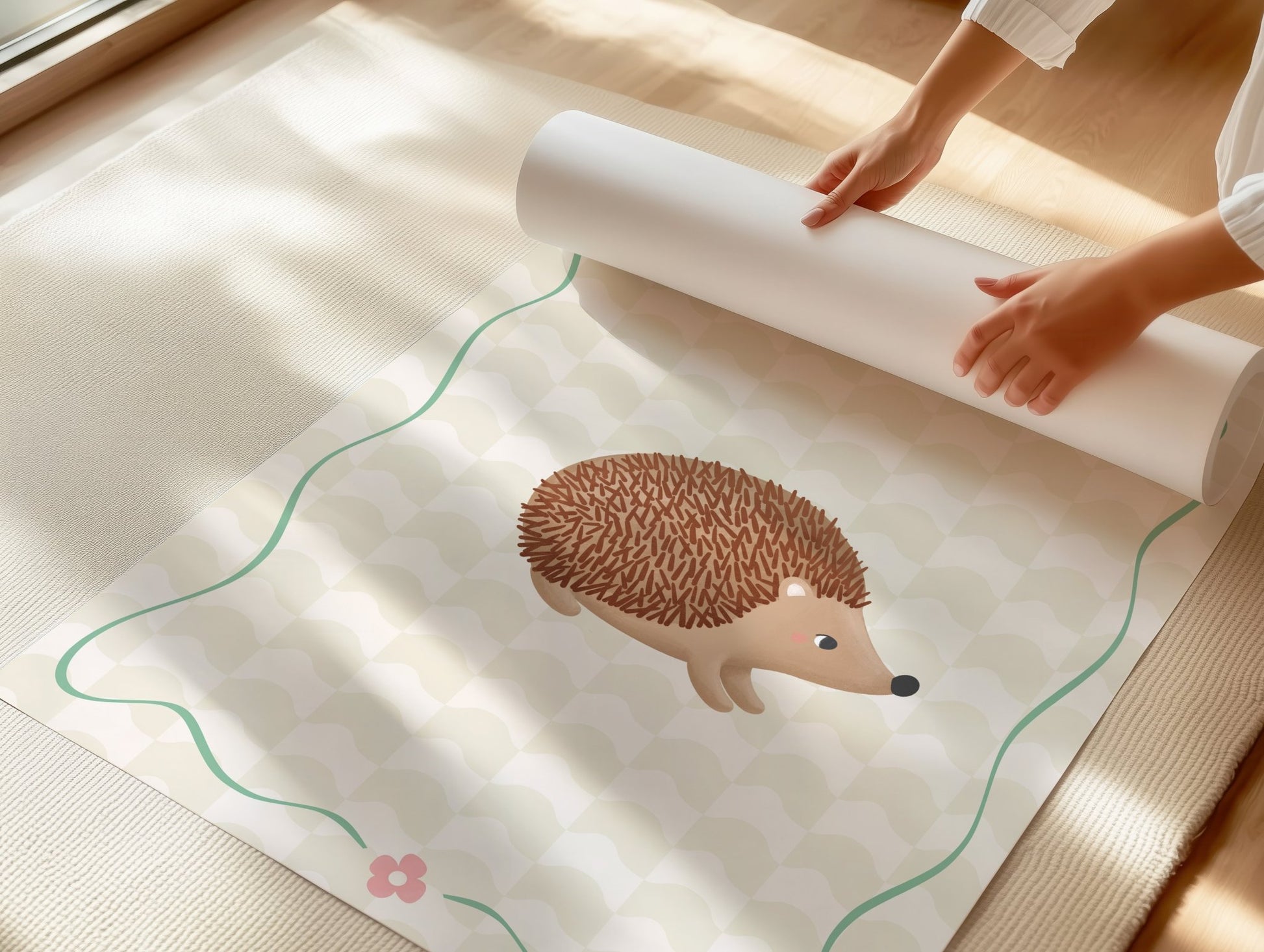 Woodland hedgehog | Unframed - Mini Chateau