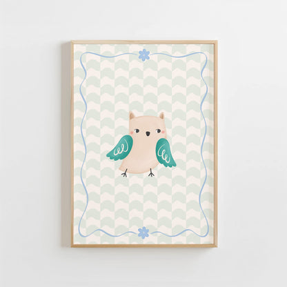 Woodland Owl | Unframed - Mini Chateau