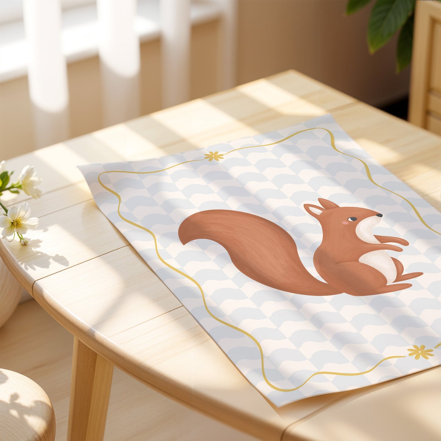 Woodland Squirrel | Unframed - Mini Chateau