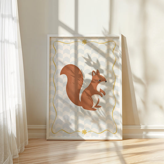 Woodland Squirrel | Unframed - Mini Chateau