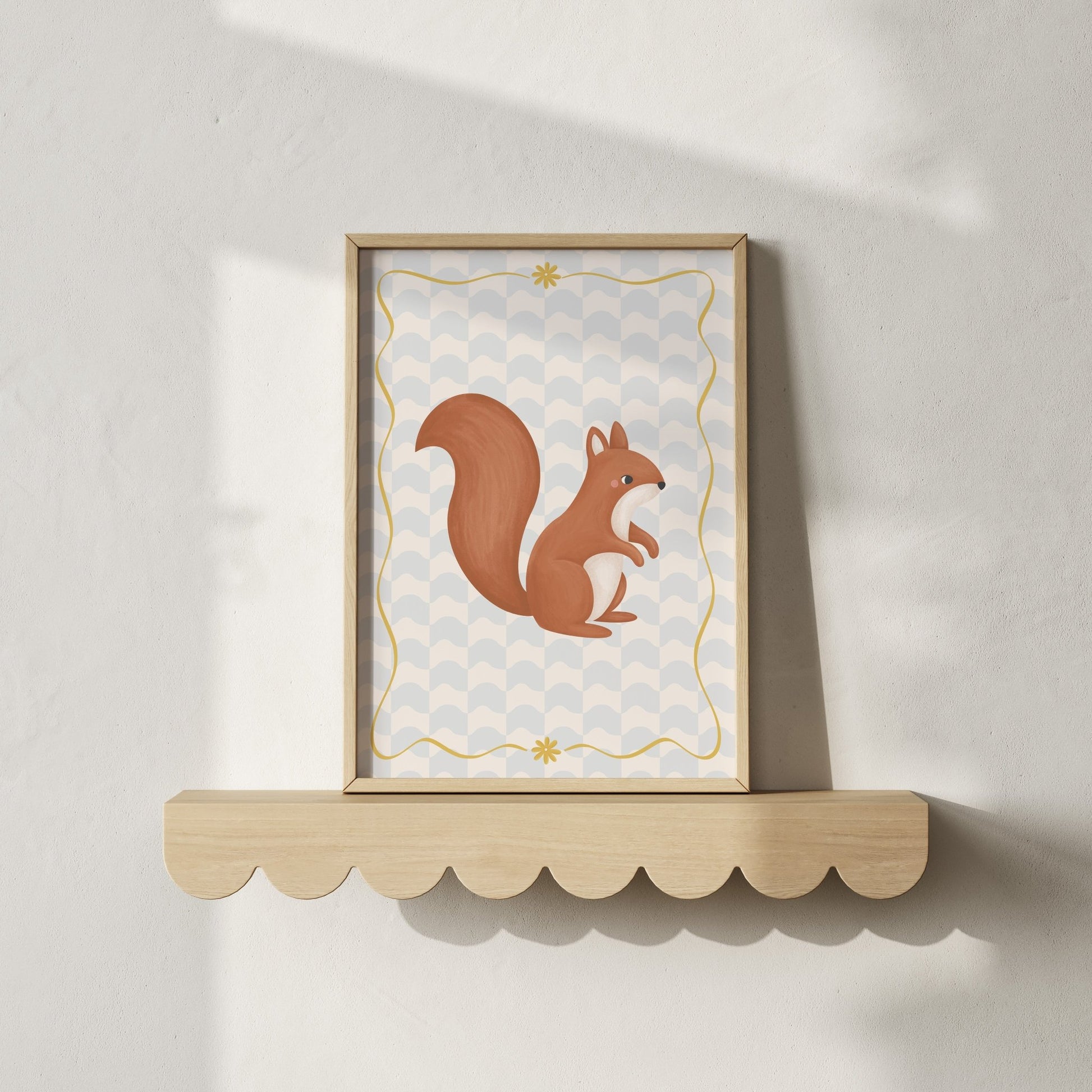 Woodland Squirrel | Unframed - Mini Chateau